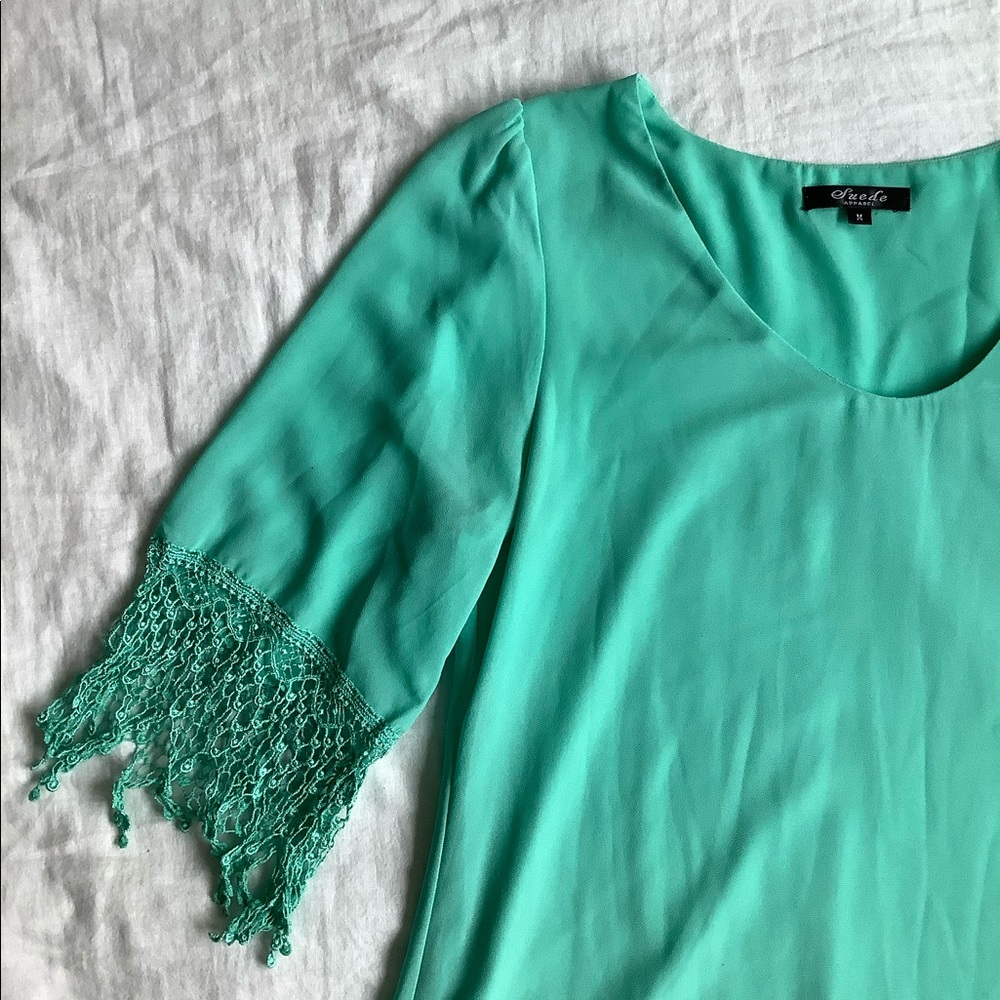 Blue loose dress